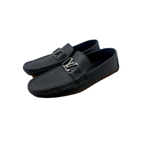 Louis Vuitton Calf Leather LV Logo Monte Carlo Moccasin Loafers Men\'s Size 11 main image 11